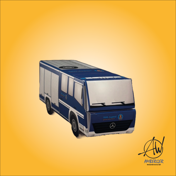 THW-Jugend Bastelbogen Einsatzwagen 100 Stück